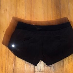 lululemon athletica Black Women's Running Shorts